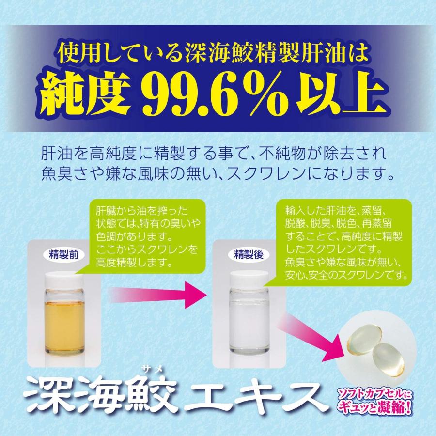 オリヒロ 深海ザメエキスカプセル徳用 360粒 60日分 スクワレン : IRIS