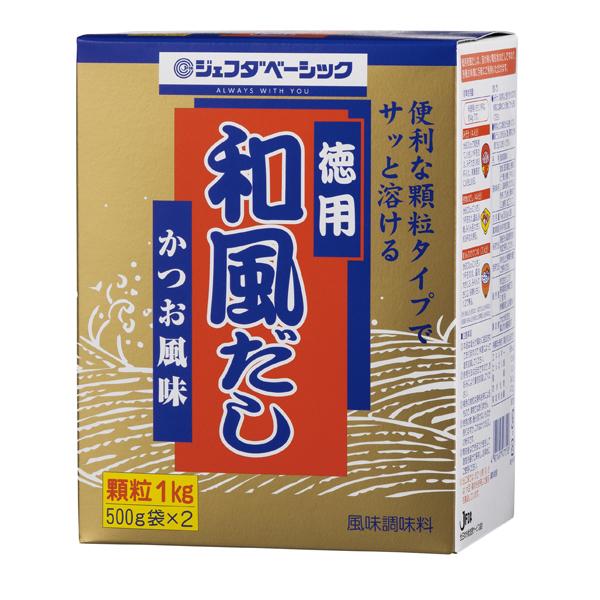 ジェフダベーシック 徳用和風だし(かつお風味) 500g×2 : IRIS Drug