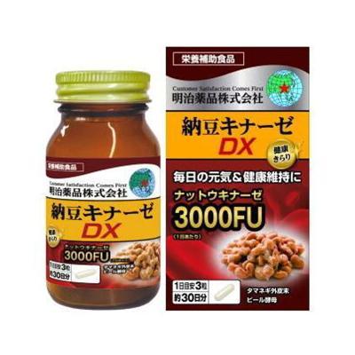 明治 納豆キナーゼ 90粒 約30日分 × 3個 明治製薬 納豆キナーゼ 8000FU 30日分 90粒 – Saketown