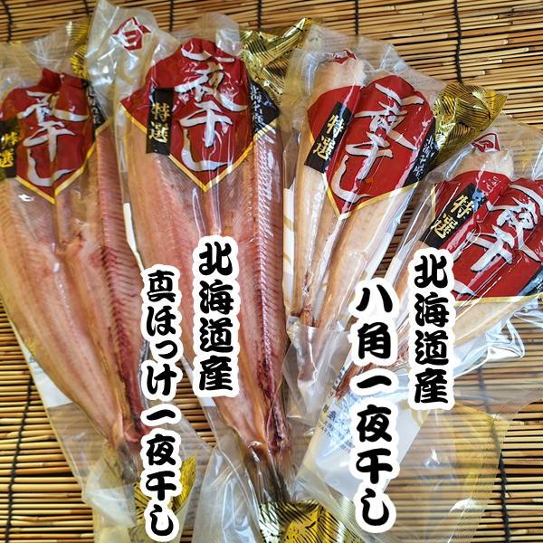 真ホッケ一夜干し＆八角一夜干しセット 送料無料 北海道産 | 