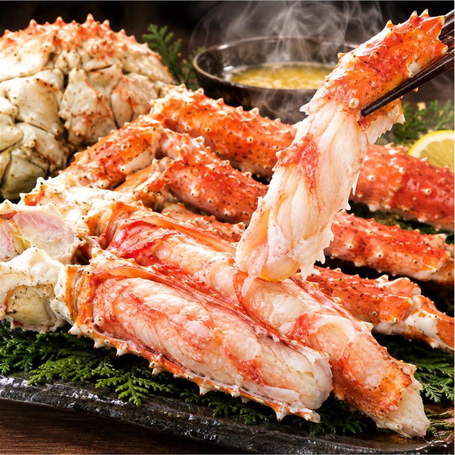 北海道広尾産 天然たらば蟹足 大 4.5キロ （1.5kg（3肩〜4肩）×3箱） 無添加 保存料不使用 着色料不使用 タラバガニ たらば蟹 カニ 蟹 ギフト |  | 02