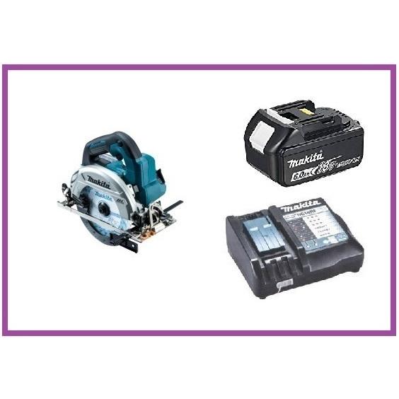 マキタ（makita） 165mm 18V 充電式マルノコ HS610DZ+充電器(DC18RF)+ 