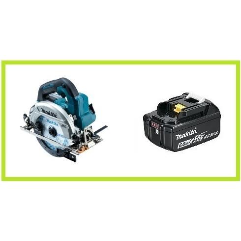 マキタ（makita） 165mm 18V 充電式マルノコ HS610DZ+BL1860B[6.0Ah 