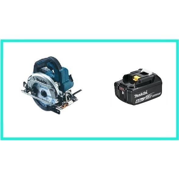 マキタ（makita） 165mm 18V 充電式マルノコ HS611DZ+BL1860B[6.0Ah 