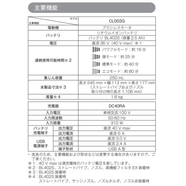 ［新品、未使用］Makita CL003GZO 本体のみ　オリーブ色 マキタ（makita） 40Vmax充電式クリーナー CL003GZW［白］／CL003GZO