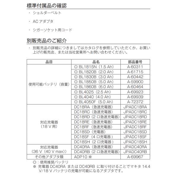 マキタ CW003GZO + BL4040 ×1本 40Vmax 充電式保冷温庫 【本体+4.0Ahバッテリー1本】■安心のマキタ純正/新品/未使用■β_4
