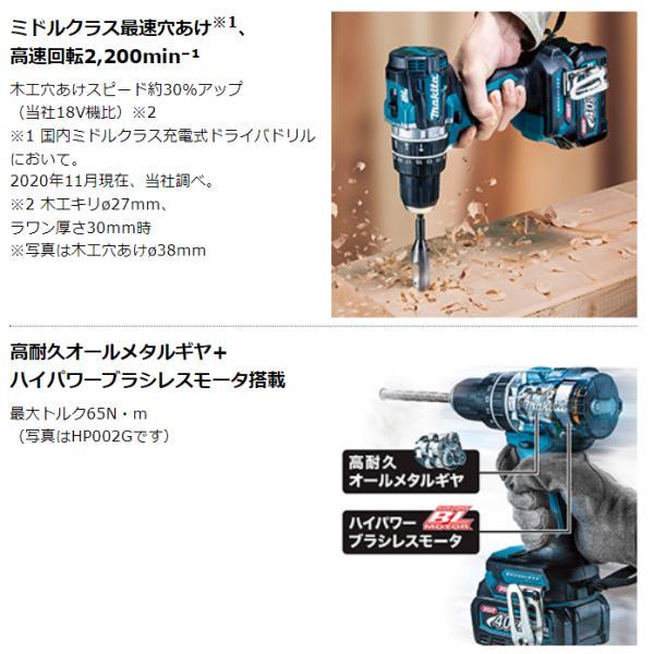 マキタ 40Vmax 充電式ドライバドリル DF002GRDX 【本体+2.5Ahバッテリ2 