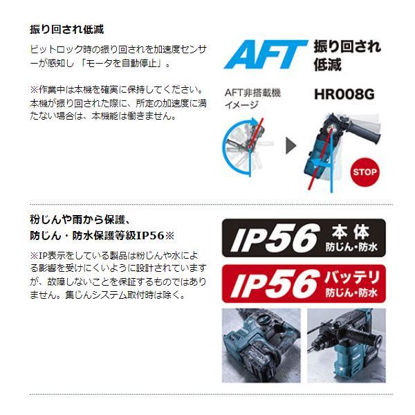 マキタ HR008GRMX 40Vmax 充電式ハンマドリル 30mm 【本体+4.0Ah
