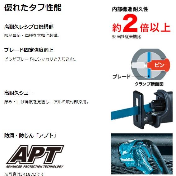 マキタ 18V JR186DRGX(注意!!バッテリー1本仕様)充電式 マキタ 18V JR186DRGX(注意!!バッテリー1本仕様)充電式