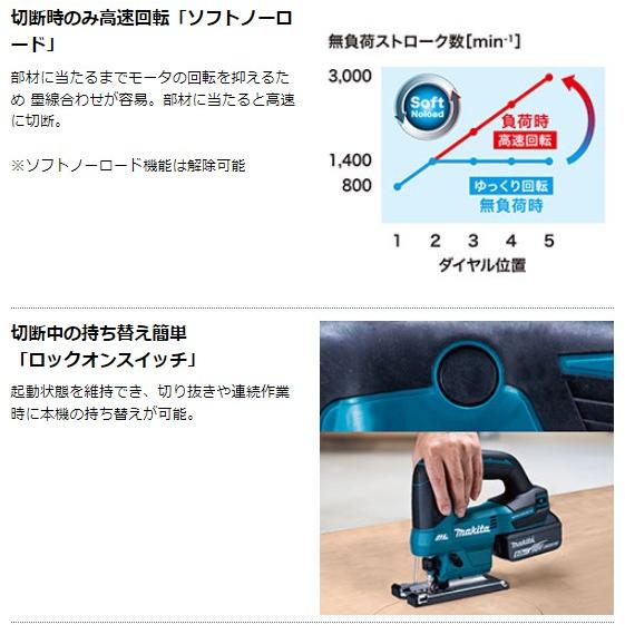 限定】マキタ JV184DZK + BL1860B 18V 充電式 ジグソー 【本体+6.0Ah 