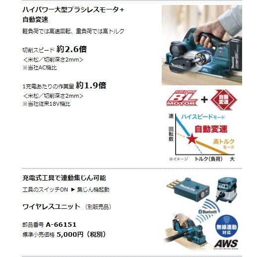 マキタ（makita） KP180DZ【本体のみ】 18V 充電式 カンナ □安心の