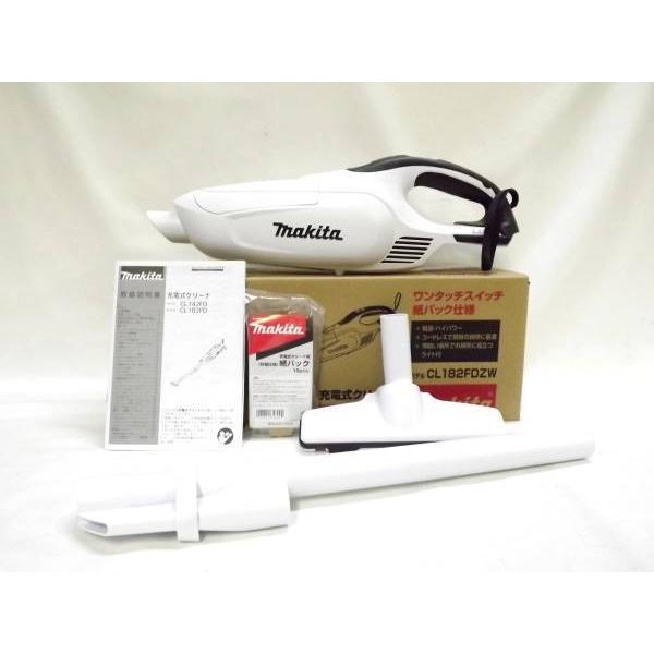 マキタ（makita） 18V 充電式クリーナ CL182FDZW (白) [本体のみ]【紙