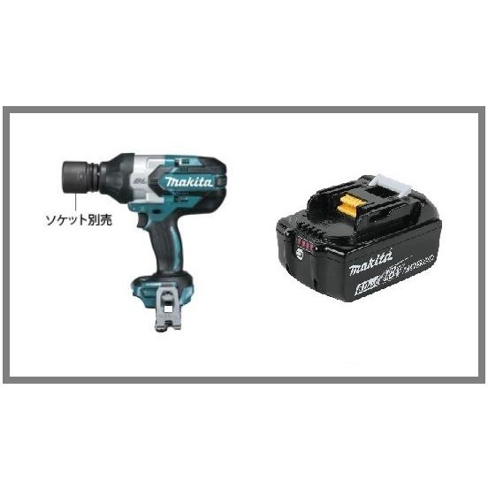 マキタ（makita） 18V 充電式インパクトレンチ TW1001DZ +BL1860B[6.0 