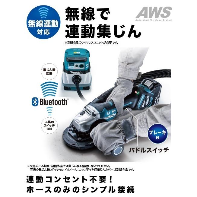 マキタ（makita） 125mm 18V 充電式ディスクグラインダ GA518DZ (本体 