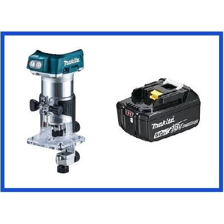 マキタ 18V 充電式トリマ RT50DZ+BL1860B[6.0Ah] ◇(本体+バッテリ  