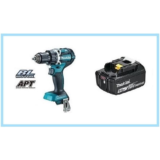 マキタ（makita） 18V 充電式ドライバドリル DF484DZ(青)+BL1860B[6.0 