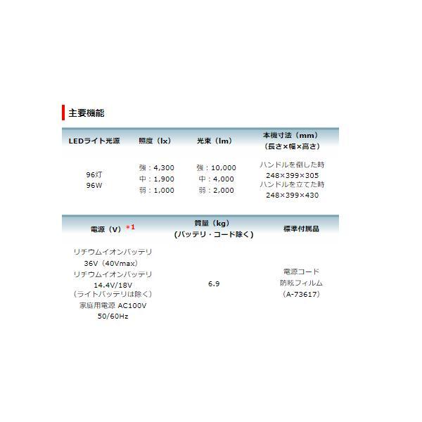 マキタ（makita） ML008G + A-69129 □14.4V/18V/40Vmax 充電式