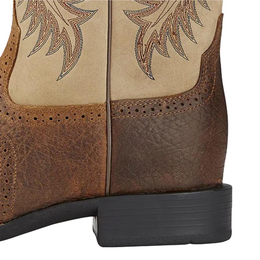 ウエスタンブーツ メンズ アリアット Ariat ブラウン タン 