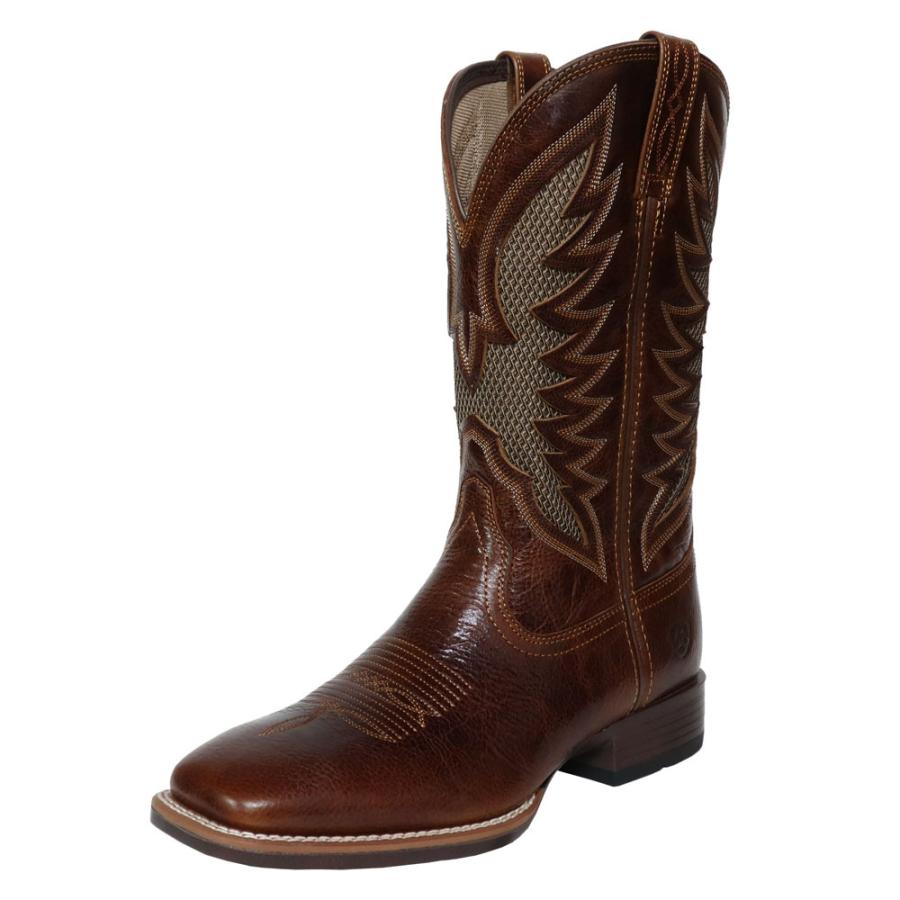 ウエスタンブーツ アリアット Ariat メンズ スクエア ブラウン 