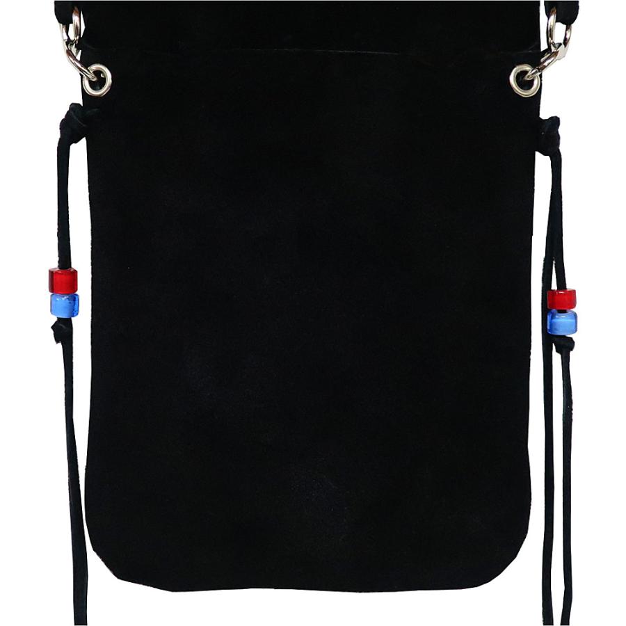 【希少】象革　ハンドバッグ　バッグ　ブラック　スエード　ファスナー　レディース KC,s メール便可 レザーポーチ ベルトバッグ メディシンバック