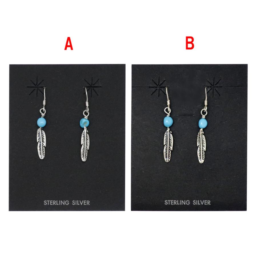 Indian Jewelry メール便可 ターコイズ トルコ石 フェザー 羽
