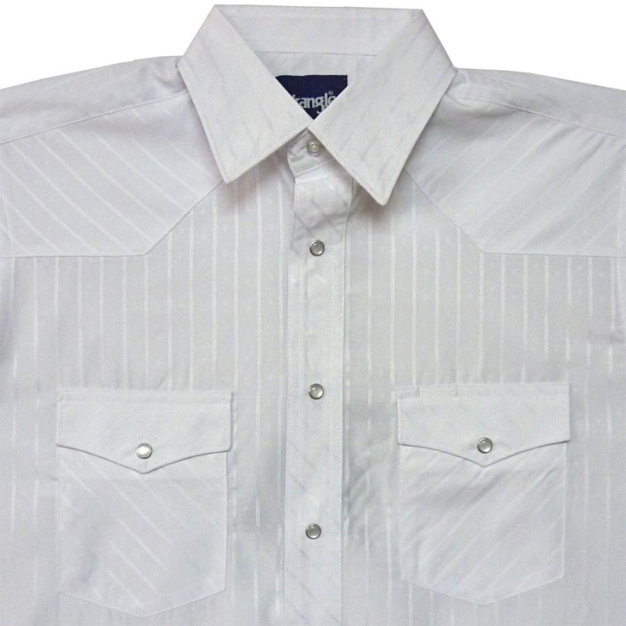 Wrangler（ラングラー） メール便可 メンズ ウエスタンシャツ 白