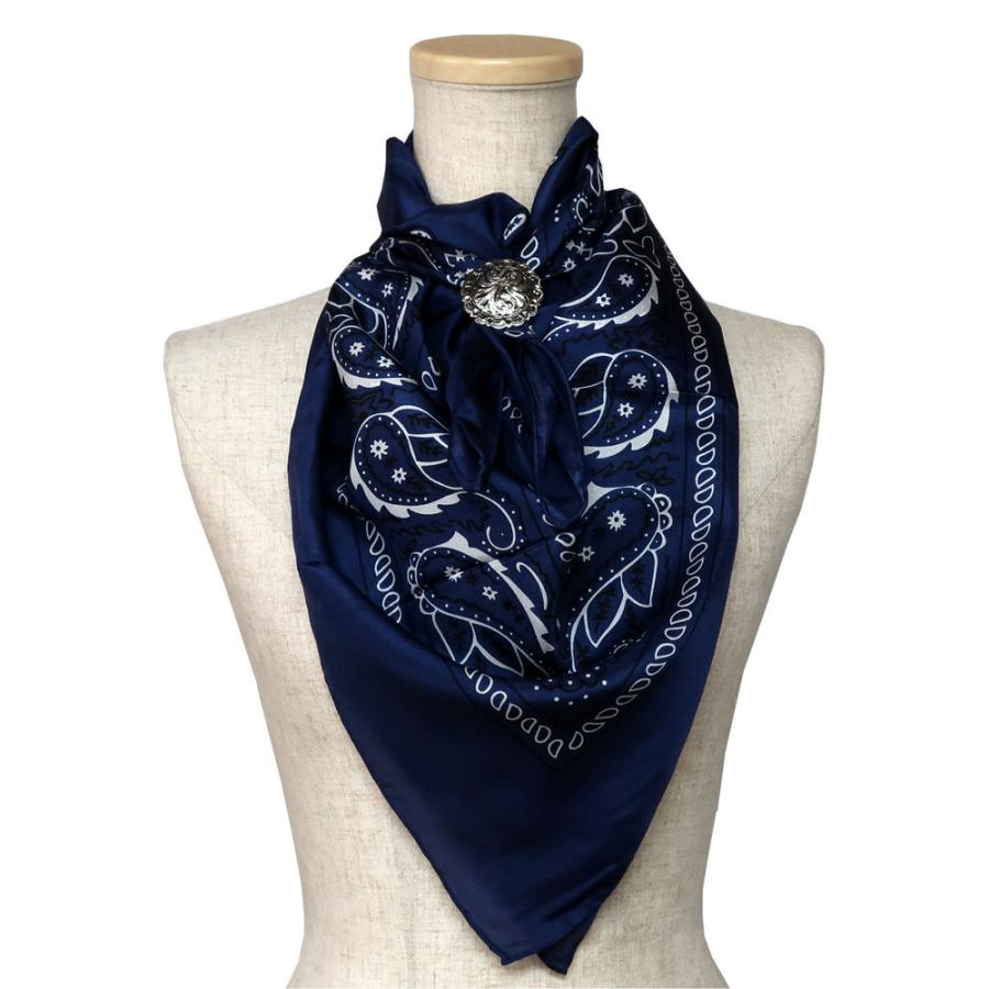 メール便で送料無料 リング付き ハンカチ スカーフ ユニセックス 総柄 メンズスカーフ リングスカーフ 正方形 大判 ストール メンズ マフラー バンダナ