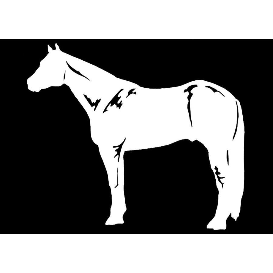 スタンディングホース 馬 シルエット ステッカー カッティングステッカー St243 St243 カチーナトレーディング 通販 Yahoo ショッピング