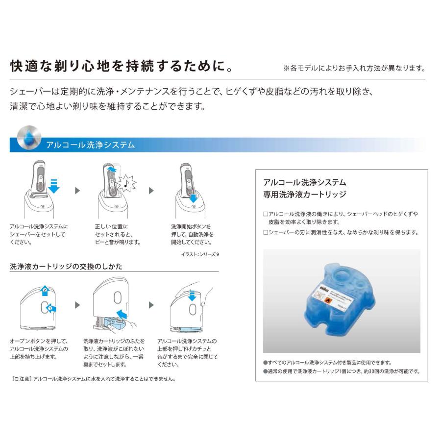 BRAUN（ブラウン） シェーバー アルコール洗浄液 アルコール洗浄