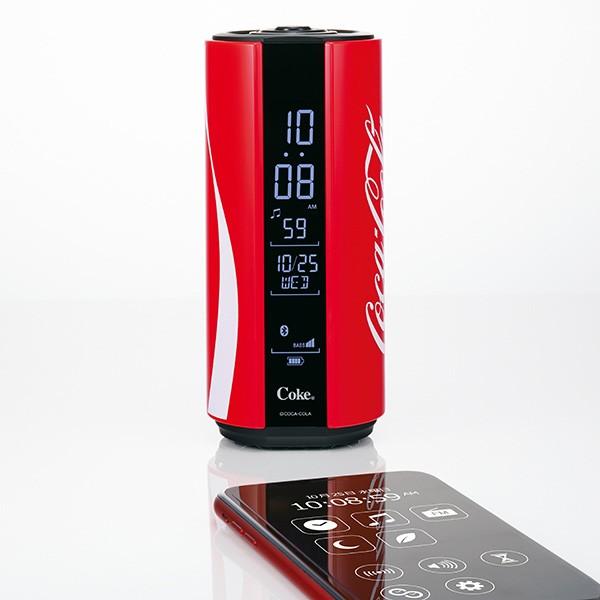 コカ コーラ Coca Cola ブルートゥース スピーカー クロック 防水 セイコー SEIKO AC608A スマホ 連動 スピーカー Bluetooth マルチ サウンド 時計 在庫あり｜kadecoco｜05