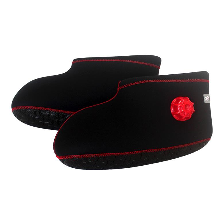 クロッツ やわらか湯たんぽ 足用ショートタイプ ブラック Mサイズ 27cm