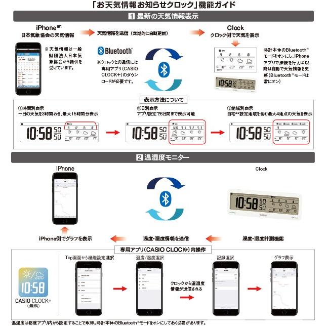 カシオ Dws 0j 7jf ブルートゥース Bluetooth 電波 天気情報 温度 湿度 音声プログラム Casio 置き時計 30 Off お取り寄せ 家電とギフトの専門店 カデココ 通販 Yahoo ショッピング