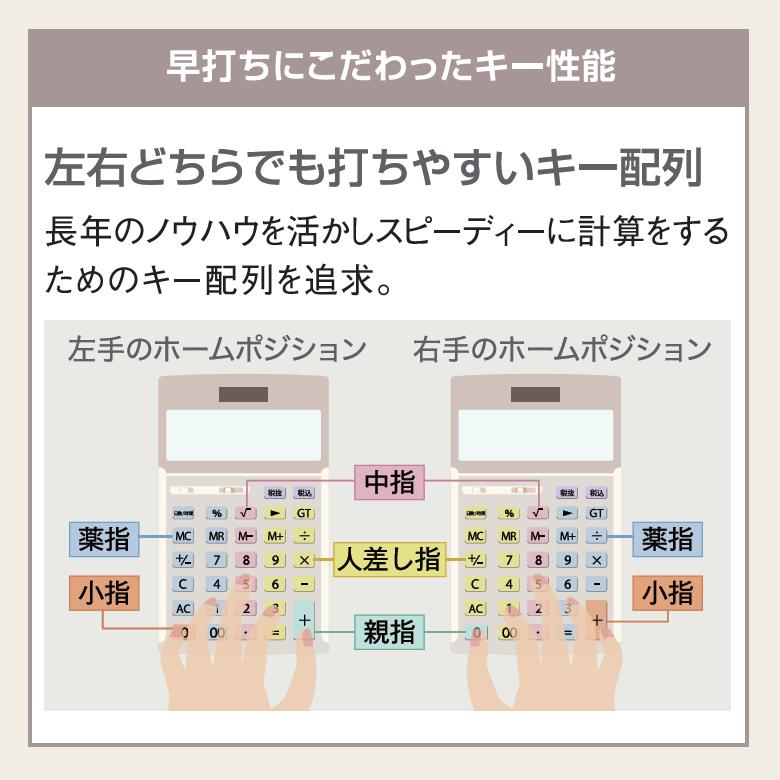CASIO（カシオ） カシオ計算機 本格実務電卓 検算 実務電卓 ジャスト