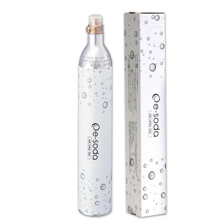 e-soda（イーソーダ） ドリンク ガスシリンダー 販売用 60L 1本 410g