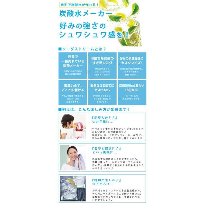 sodastream ソーダストリーム ガスシリンダー 新規 予備用 60L 1