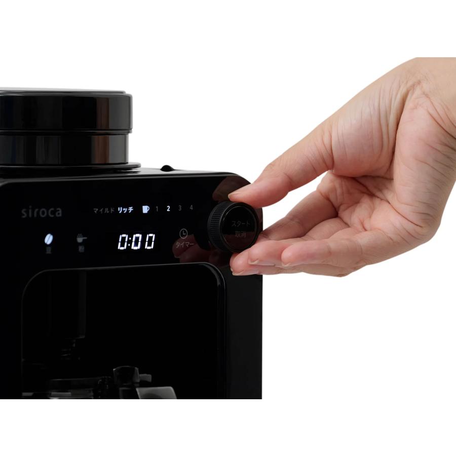 値下　シロカ　SIROCA コーヒーメーカー ゴールド　SC-123 Amazon | SIROCA コーヒーメーカー SC-C123 ブラック/カッパーブラウン