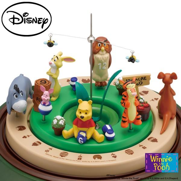 ジオラマからくり置時計 くまのプーさん 4RH787MC05 リズム時計