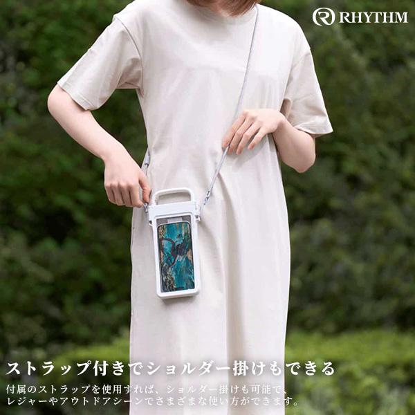 防水 ケース カラビナ付 CARABINERCASE 9YYA66RH ブルー ライトグレー