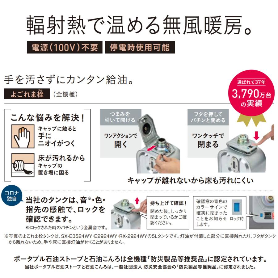 CORONA（コロナ） 石油ストーブ 反射式 木造6畳まで コンクリート8畳