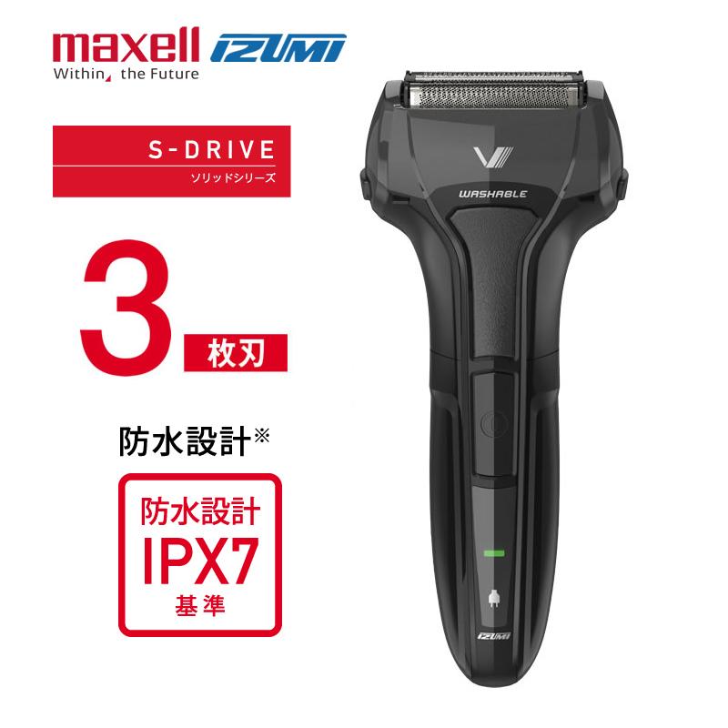 sarasa（マクセルイズミ） マクセルイズミ シェーバー 3枚刃 充電式