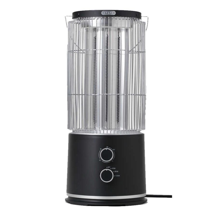 インターセントラル 遠赤外線ヒーター ストゥーファ ブラック 電気