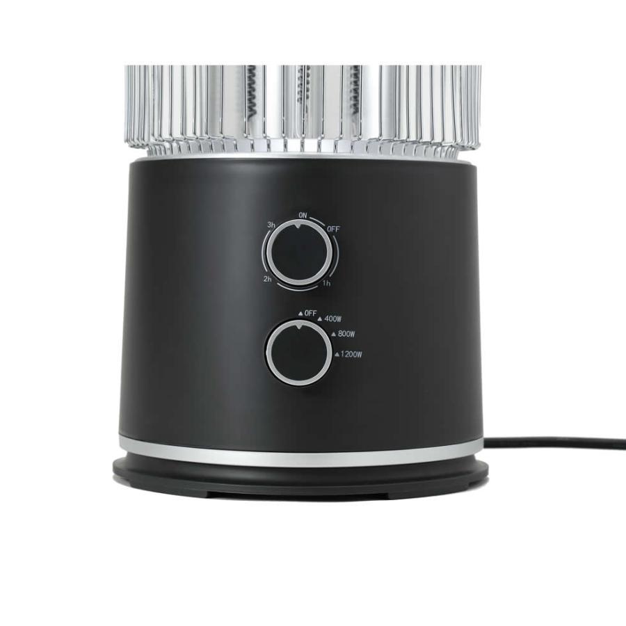 インターセントラル 遠赤外線ヒーター ストゥーファ ブラック 電気