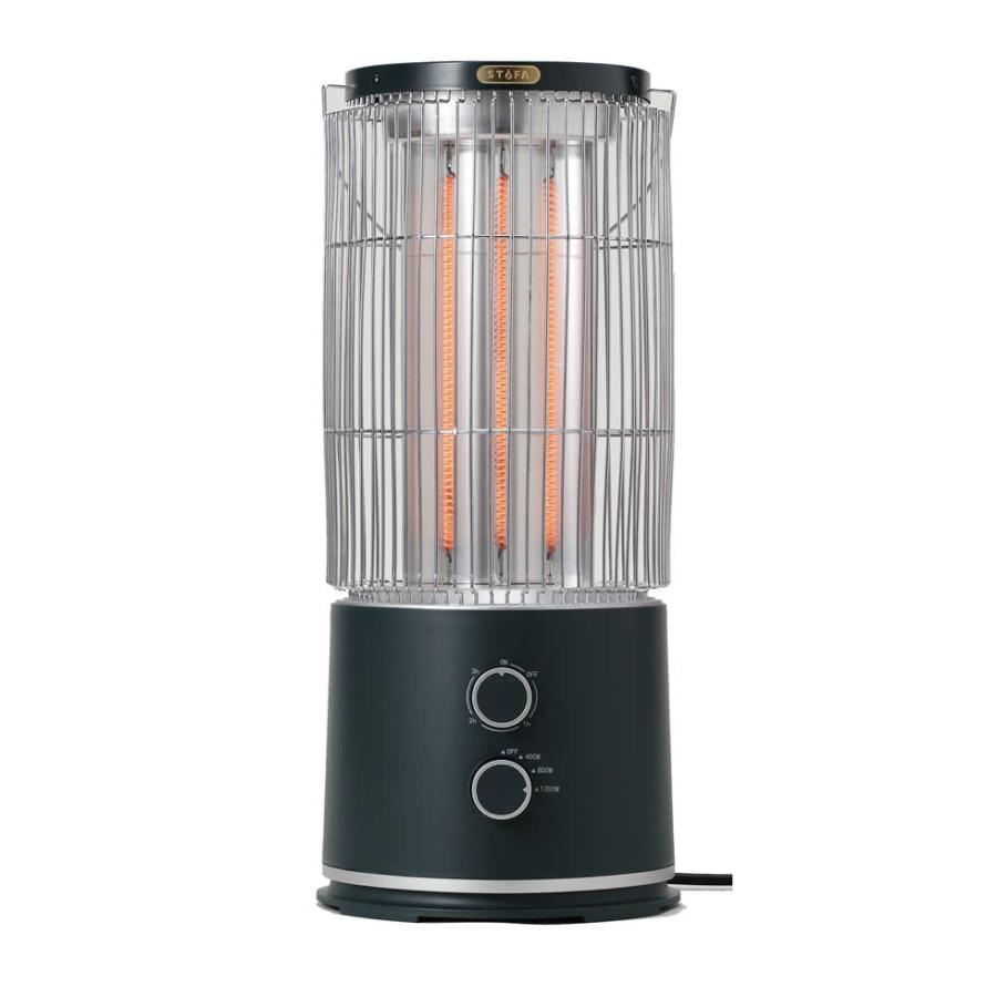 遠赤外線ストーブ インターセントラル 遠赤外線ヒーター ストゥーファ グリーン 電気