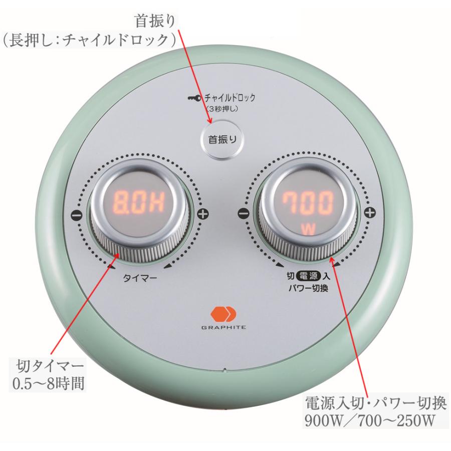 アラジン（Aladdin） グラファイト 電気ストーブ 省エネ おしゃれ