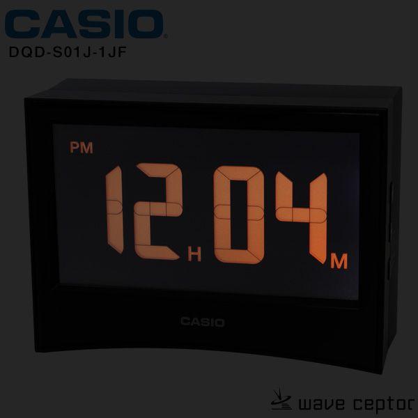 CASIO 電波 置 めざまし 時計 カシオ DQD-S01J-1JF LED ライト CASIO 電波 置 めざまし 時計 カシオ DQD-S01J-1JF LED ライト
