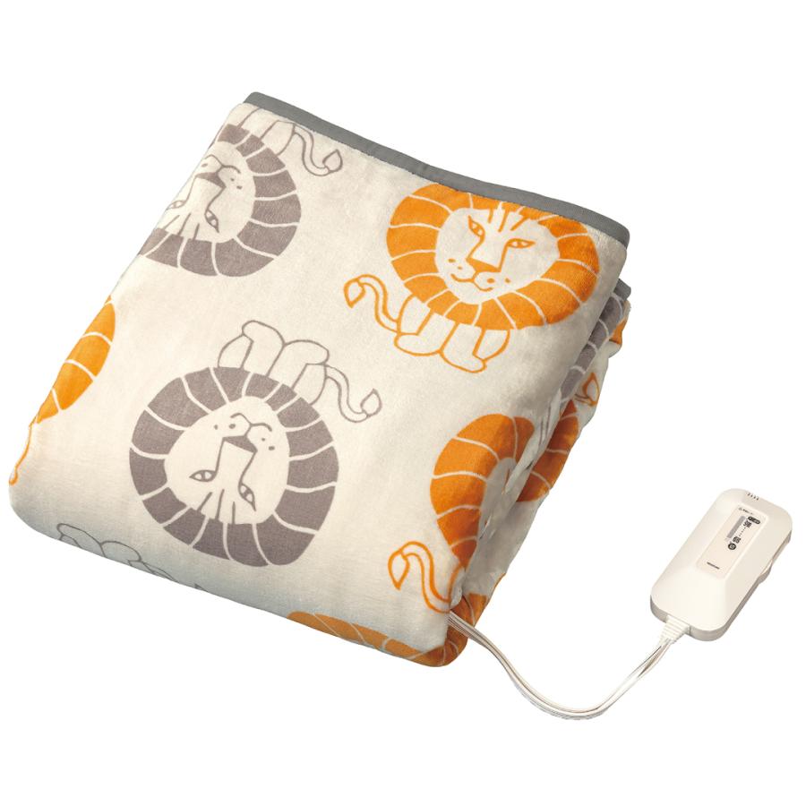 電気敷毛布　KOIZUMI  LISALARSON Amazon | コイズミ 電気毛布 敷毛布 リサ・ラーソン ライオン柄