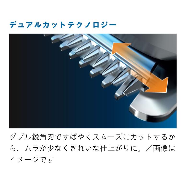 PHILIPS HC5690/60 シルバー/ブラック フィリップス ヘアーカッター 5000シリーズ メンズシェーバー ムラなくきれいにすばやくカット_3