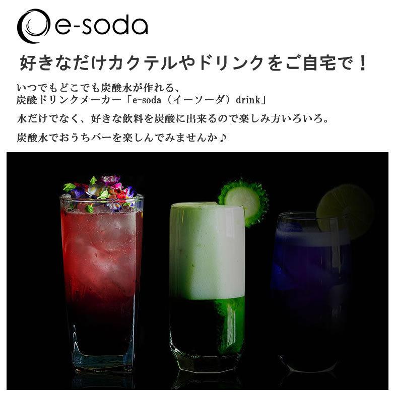 e-soda 炭酸水メーカー ドリンク ブロンズ メッキカラー【正規