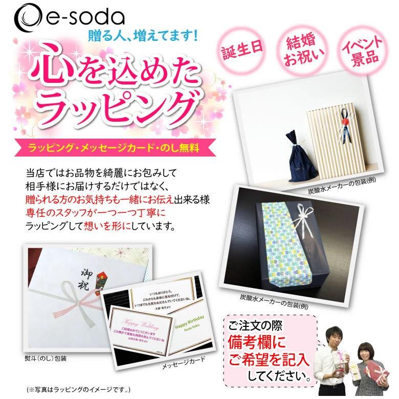 e-soda 炭酸水メーカー ドリンク ブロンズ メッキカラー【正規