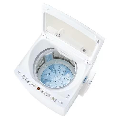 AQUA 爆買 洗濯機 アクア 洗濯8.0kg 風乾燥 上開き 縦型 風呂水